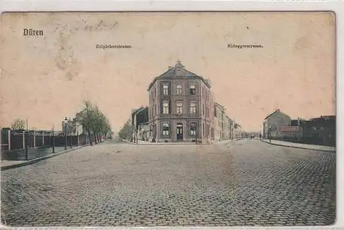 5160 DÜREN, Ecke Zülpicher- / Nideggerstrasse, 1907