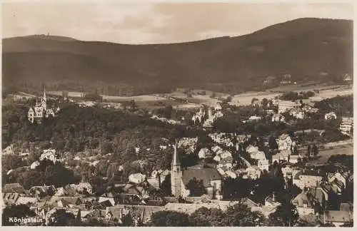 6240 KÖNIGSTEIN, Blick über den Ort, 1928, Luftaufnahme