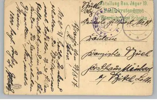 [Ansichtskarte] MAZEDONIEN - 1.Weltkrieg, Mezedonisches Strassenleben,  1917, deutsche Feldpost - Heeresgruppe Scholtz. 
