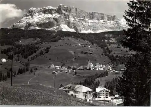 [Ansichtskarte] I 39036 BADIA - S. LEONARDO & PEDRATSCHES, Blick über die Dörfer, 1961. 