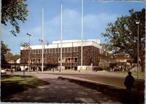 [Ansichtskarte] 3400 GÖTTINGEN, Stadthalle, BMW ISETTA, 1965. 