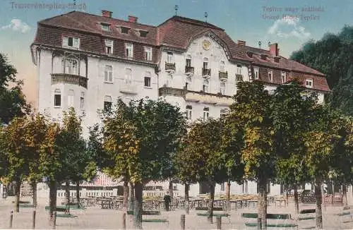 BÖHMEN & MÄHREN - TEPLITZ / TEPLICE, Grand Hotel, deutsche Feldpost / Zensur