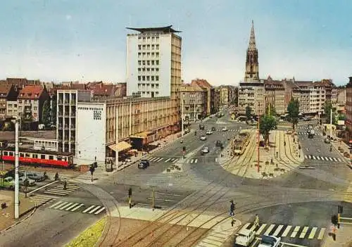 5000 KÖLN, BAHNHOF, Bahnhof der Vorgebirgsbahn am Barbarossaplatz, 1962