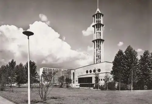 1000 BERLIN, Hansaviertel, Kaiser Friedrich Gedächtniskirche, 1958