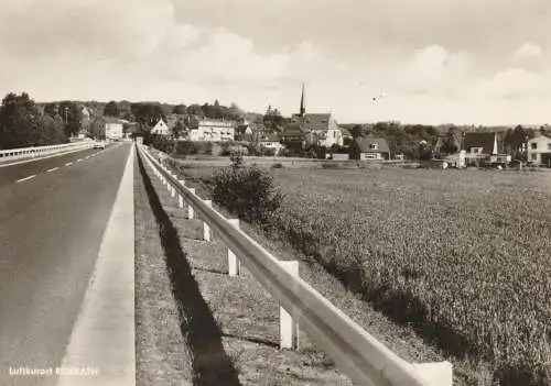 5064 RÖSRATH, Blick auf Kirche und Umgebung, 1967