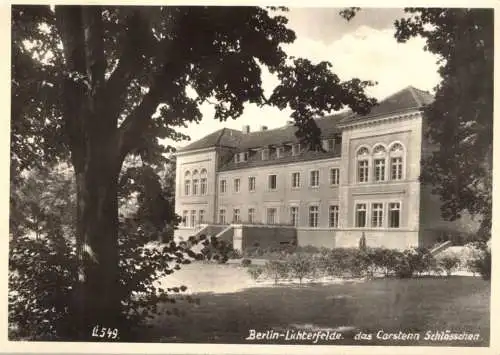 1000 BERLIN - LICHTERFELDE, das Carstenn Schlößchen, 1963