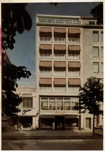 4000 DÜSSELDORF, Hotel Haus Münch, Kö 90, 1956