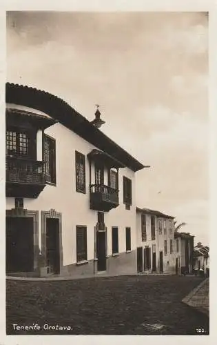 [Ansichtskarte] E 38300 LA OROTAVA / Tenerife, Strassenansicht. 