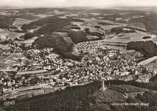 [Ansichtskarte] 5222 MORSBACH, Luftaufnahme 1968. 