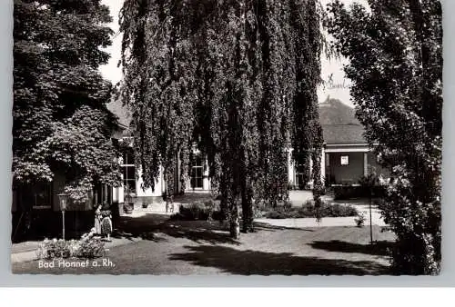 [Ansichtskarte] 5340 BAD HONNEF, Kurpark mit Blick zum Drachenfels, 1960. 