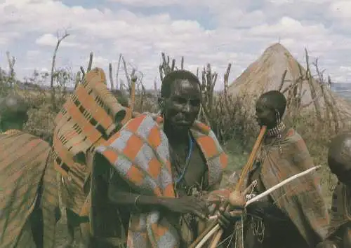 [Ansichtskarte] VÖLKERKUNDE / ETHNIC - Masai Family - Kenya. 