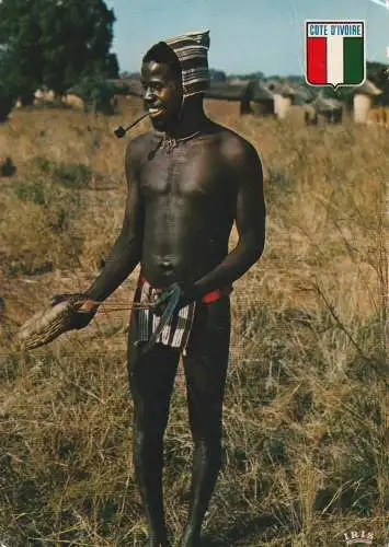 [Ansichtskarte] VÖLKERKUNDE / ETHNIC - Paysan Senoufo, Cote d'Ivoire. 