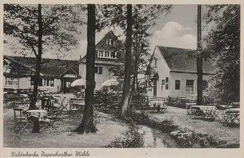 [Ansichtskarte] 5060 BERGISCH GLADBACH - HAND - DIEPESCHRATH, Waldschenke Diepeschrather Mühle. 