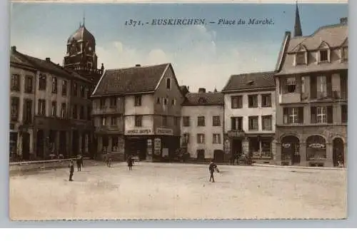 [Ansichtskarte] 5350 EUSKIRCHEN, Place de la Marche / Marktplatz, 1929, franz. Besatzungszeit. 