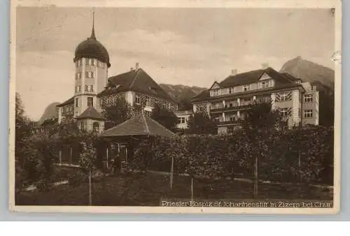 [Ansichtskarte] CH 7205 ZIZERS GR, Priester - Hospiz St. Johannesstift, 1931. 