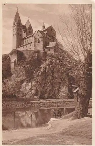 [Ansichtskarte] 6250 LIMBURG - DIETKIRCHEN, Stiftskirche an der Lahn, WHW 1934/35, Ganzsache. 