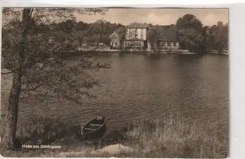 [Ansichtskarte] 0-1234 WENDISCH RIETZ, Haus am Glubigsee, leichte Druckstelle. 