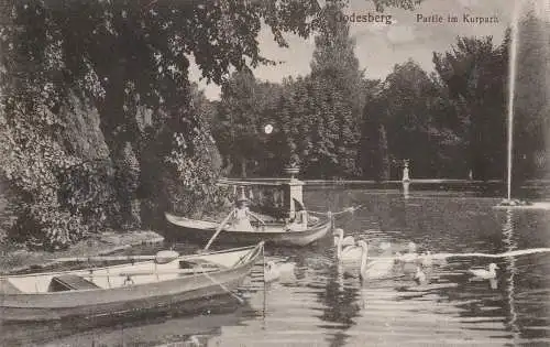 [Ansichtskarte] 5300 BONN - BAD GODESBERG, Kahnpartie im Kurpark, 1914, Verlag Voigt. 