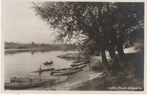 [Ansichtskarte] 2810 VERDEN, Ruderpartie auf der Aller, 1928. 