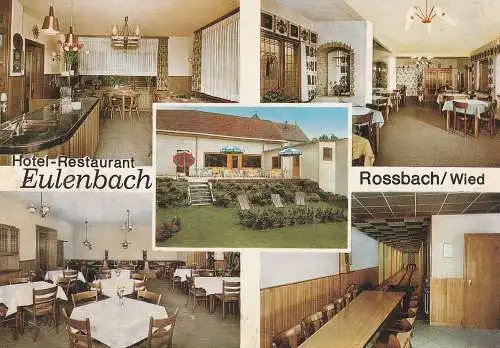 [Ansichtskarte] 5455 RENGSDORF - ROSSBACH / Wied, Hotel - Restaurant Eulenbach. 