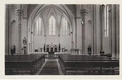 [Ansichtskarte] 5000 KÖLN - PORZ - ENSEN, Pfarrkirche, Innenansicht. 