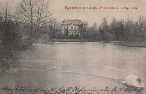 [Ansichtskarte] 4780 LIPPSTADT, Schloß Mentzelsfelde, 1914, Feldpost. 