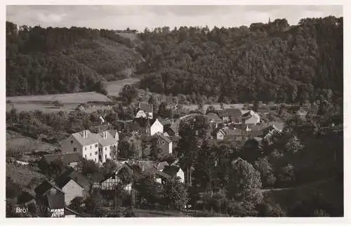 [Ansichtskarte] 5202 HENNEF - BRÖL, Blick in den Ort, Verlag Müller. 