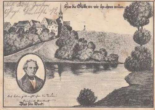 [Ansichtskarte] 5802 WETTER, Spende für das Fritz Harkorthaus, 1926. 