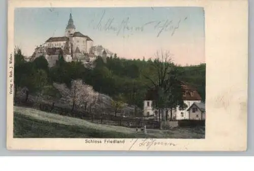 [Ansichtskarte] FRIEDLAND in Böhmen & FRYDLANT v Cechahch, Schloss und Umgebung, 1913. 