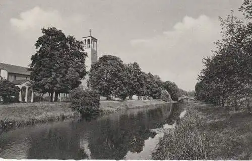 [Ansichtskarte] 4780 LIPPSTADT, Elisabethkirche und Umgebung, 1957. 