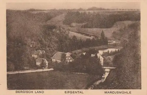 [Ansichtskarte] 5632 WERMELSKIRCHEN - DABRINGHAUSEN, Markusmühle im Eifgenthal, 1924. 