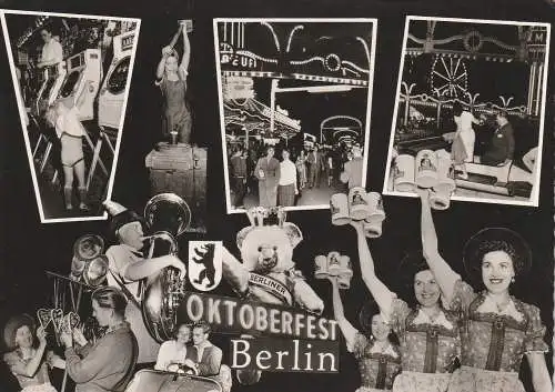 [Ansichtskarte] 1000 BERLIN, Oktoberfest Berlin / Kirmes. 