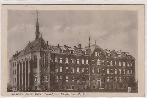 [Ansichtskarte] 5160 DÜREN - NIEDERAU, Kloster St. Maria, 192... 