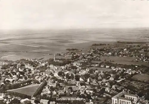 [Ansichtskarte] 2247 LUNDEN / Holstein, Luftaufnahme 1965. 