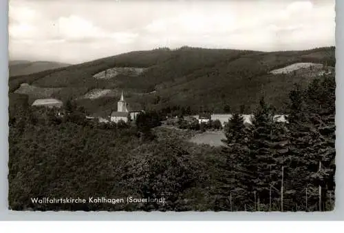 [Ansichtskarte] 5942 KIRCHHUNDEM - KOHLHAGEN, Blick auf den Ort, 1968. 