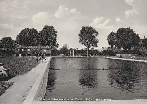 [Ansichtskarte] 5429 KATZENELNBOGEN, Schwimmbad, 1959. 