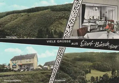 [Ansichtskarte] 5208 EITORF - BÜSCH, Pension Maria Etscheid. 