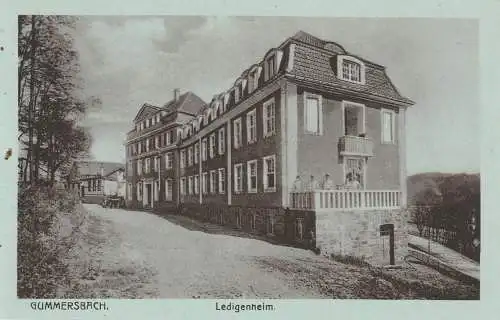 [Ansichtskarte] 5170 GUMMERSBACH, Ledigenheim, Verlag Biegel. 