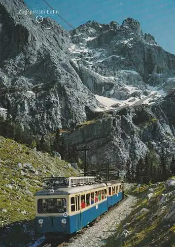 [Ansichtskarte] EISENBAHN / RAILWAY - Bayer. Zugspitzbahn / Zahnradbahn. 