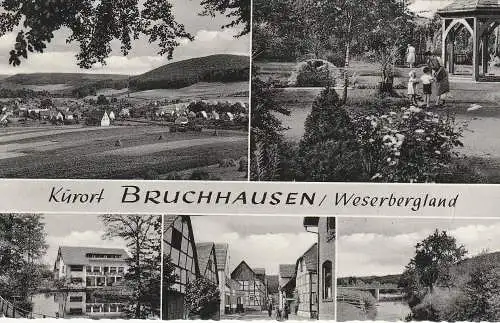 [Ansichtskarte] 3470 HÖXTER - BRUCHHAUSEN, Mehrbild-AK 60er Jahre. 