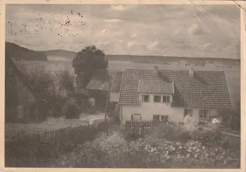 [Ansichtskarte] 7969 HOHENTENGEN - ENZHOFEN, Einzelhaus, 1960, Landpoststempel  "14b Enzkofen über Saulgau". 