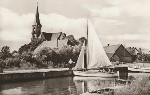 [Ansichtskarte] 0-2598 WUSTROW, Hafen, 1965. 