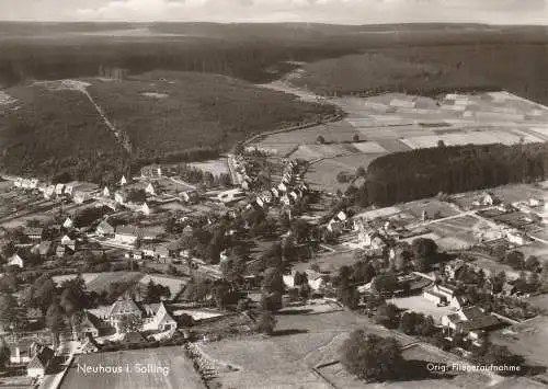 [Ansichtskarte] 3450 HOLZMINDEN - NEUHAUS / Solling, Luftaufnahme, 1960. 