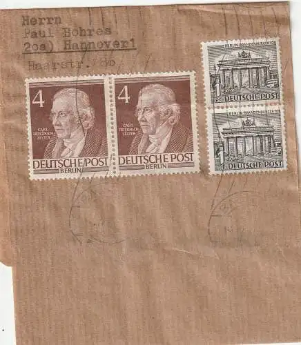 Berlin (West)  Eckstempel/Wellenstempel