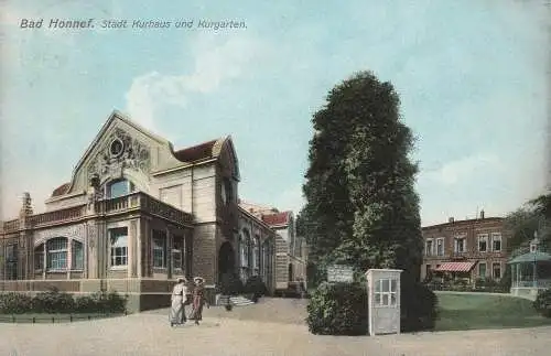 [Ansichtskarte] 5340 BAD HONNEF, Kurhaus und Kurgarten, 1911. 