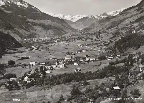 [Ansichtskarte] CH 7166 TRUN GR gegen den Oberalp, 1958. 