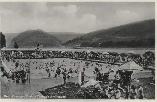 [Ansichtskarte] 5462 BAD HÖNNINGEN, Thermalschwimmbad, Verlag Schroers. 