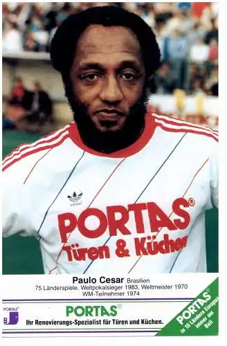 [Ansichtskarte] FUSSBALL - PAULO CESAR / BRASIL, Weltmeister 1970. 