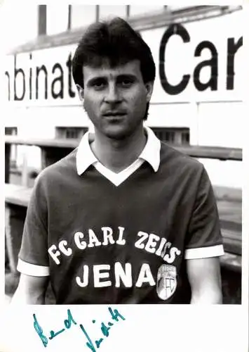 [Ansichtskarte] FUSSBALL - FC CARL ZEISS JENA - BERND LINDRATH. 