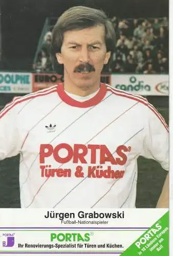 [Ansichtskarte] FUSSBALL - EINTRACHT FRANKFURT - JÜRGEN GRABOWSKI. 